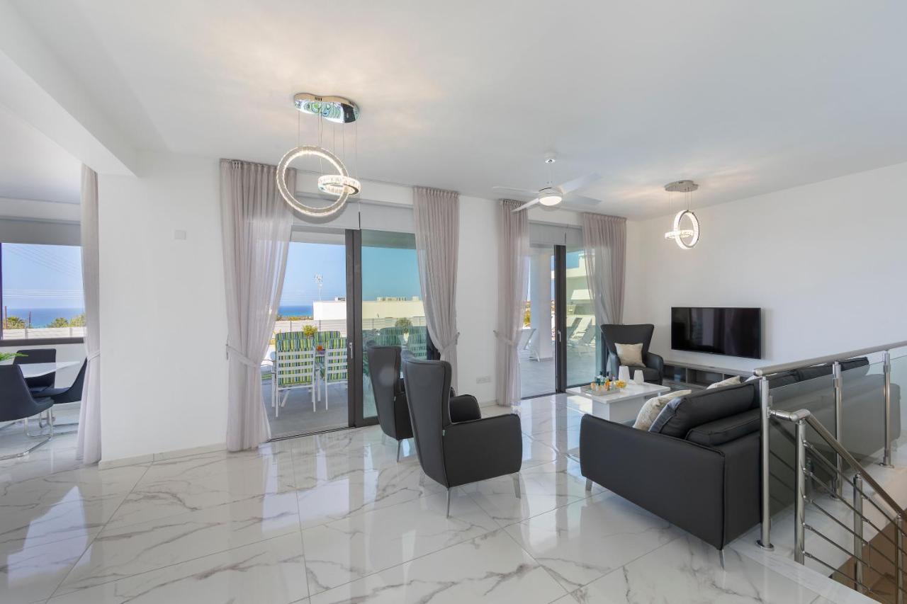 Villa Adaris, Sea Caves Peyia Пафос Екстериор снимка